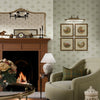 Mulberry Tree Wallpaper in Warm Grey on Natural