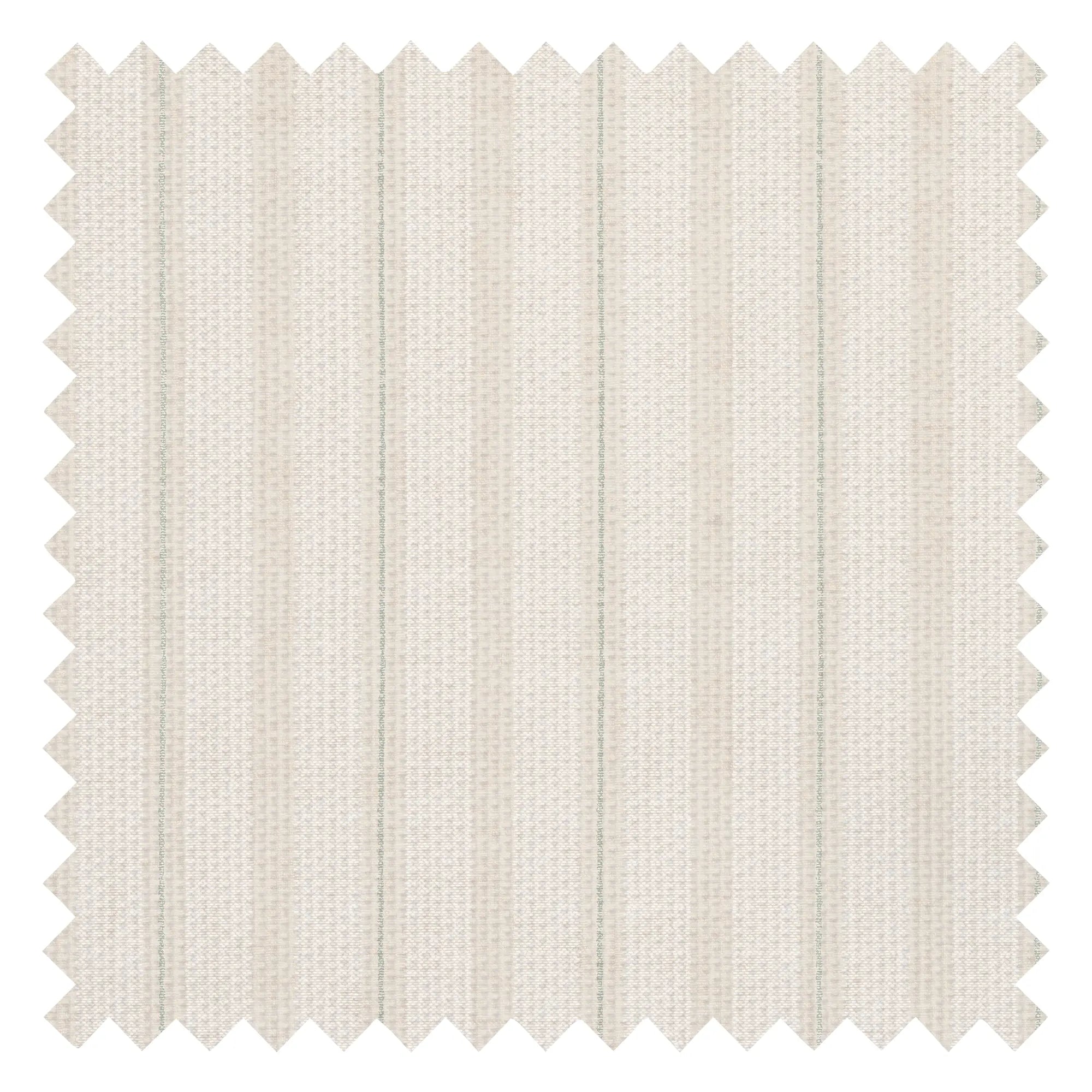 New England Stripe Fabric in Rich Cream