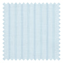 New England Stripe Fabric in Soft Blue