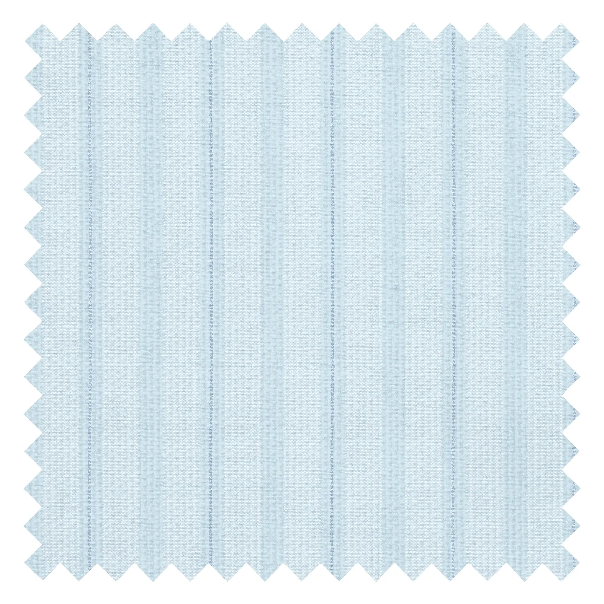 New England Stripe Fabric in Soft Blue