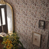 Ophelia Wallpaper in Shades of Mauve and Gold