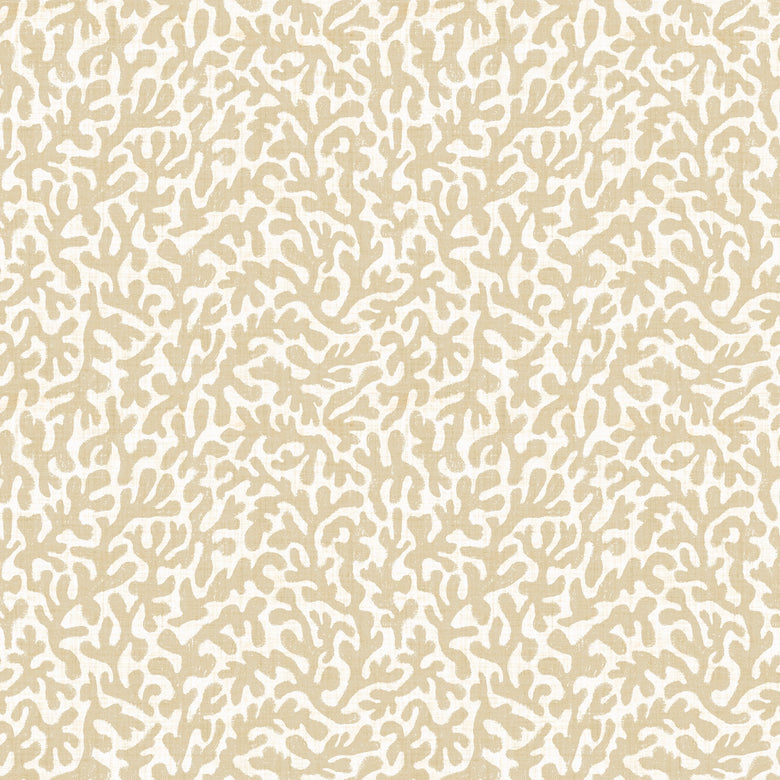 Petite Coral Cove Wallpaper in Antique Gold