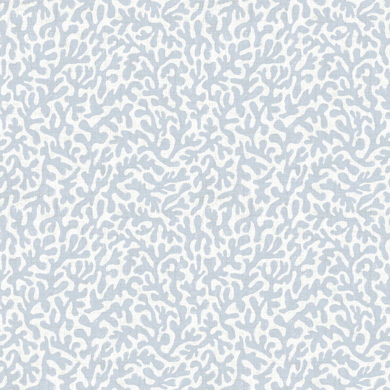 Sample of Petite Coral Cove Wallpaper in Cornflower Blue
