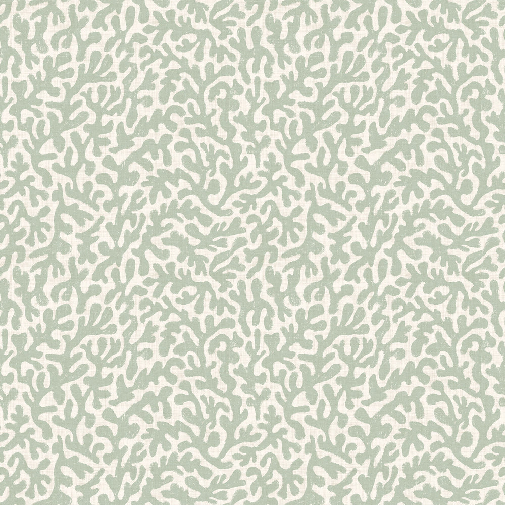 Petite Coral Cove Wallpaper in Sage and Cream