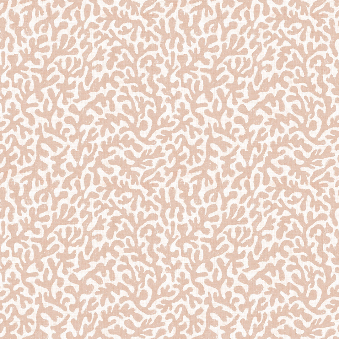 Sample of Petite Coral Cove Wallpaper in Soft Spice