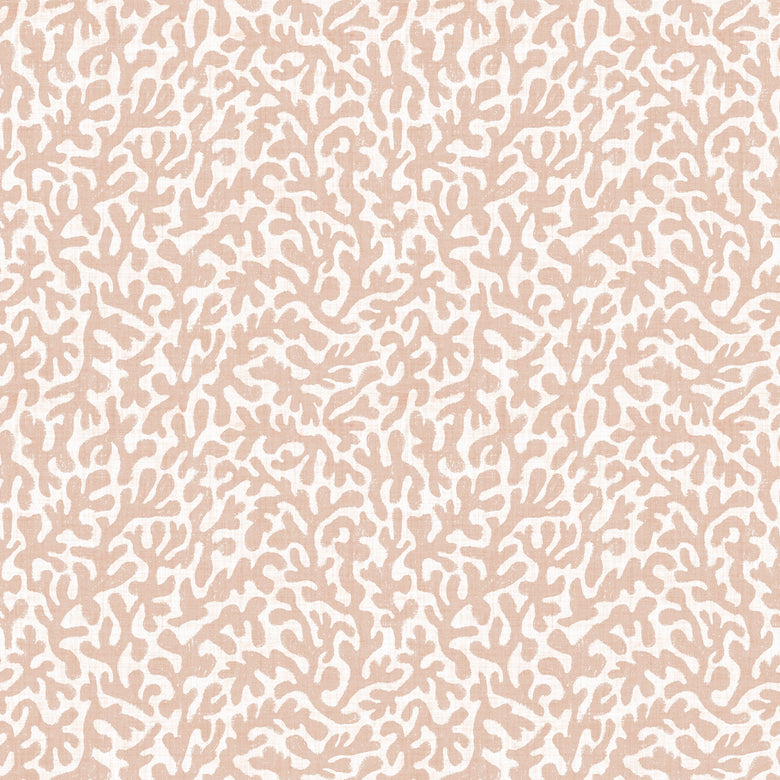 Sample of Petite Coral Cove Wallpaper in Soft Spice