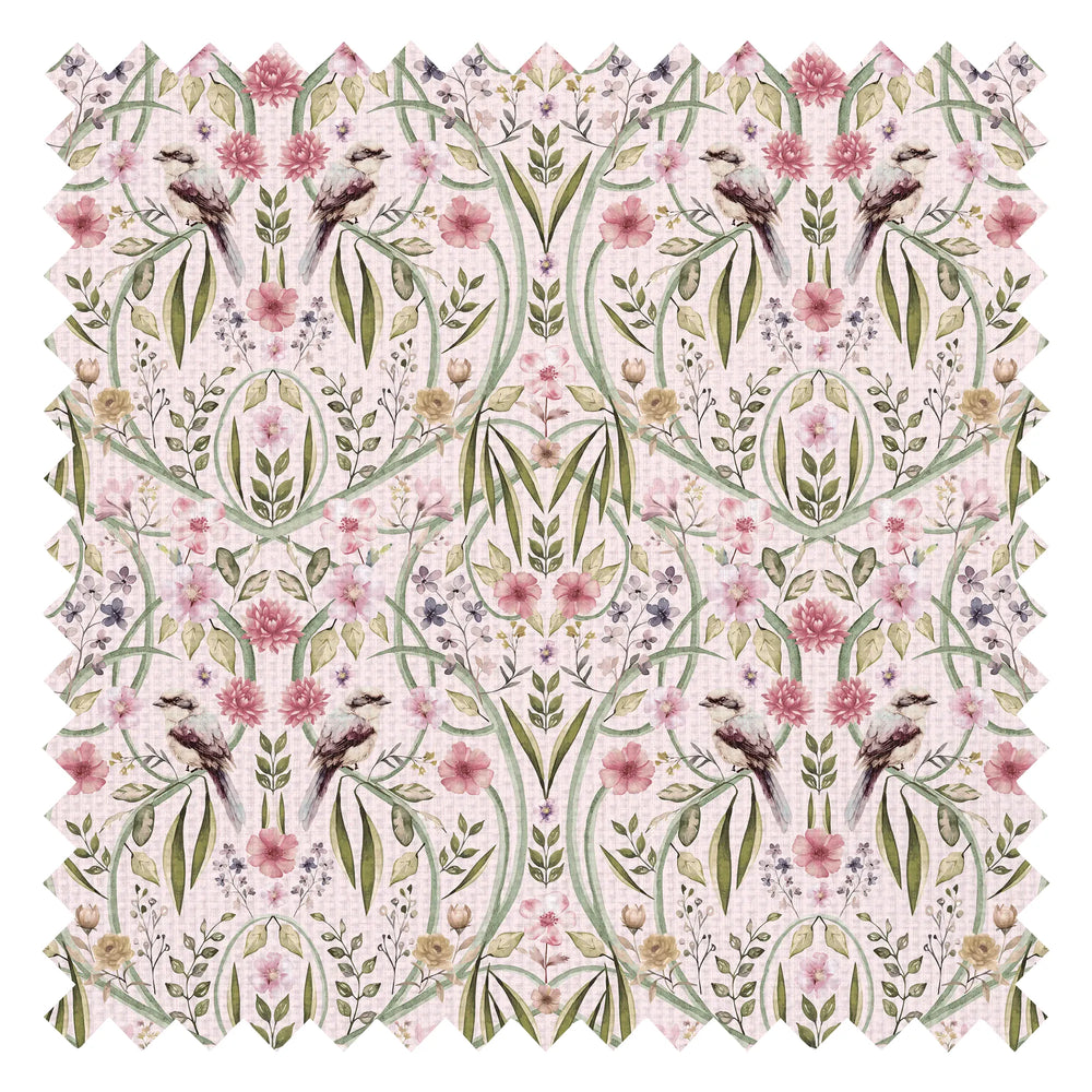 Phyllip Perch Fabric in Soft Pink