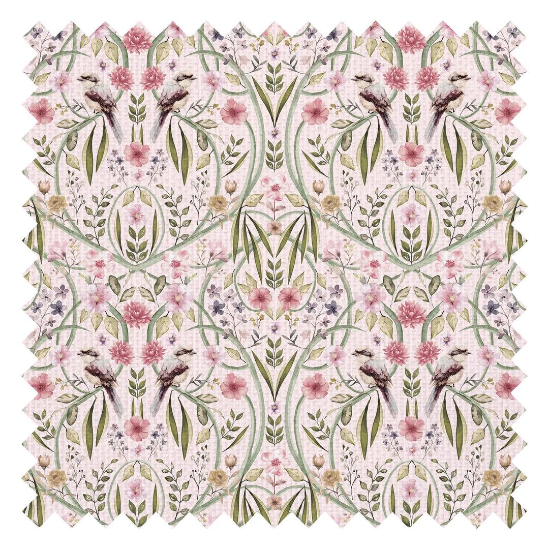 Phyllip Perch Fabric in Soft Pink
