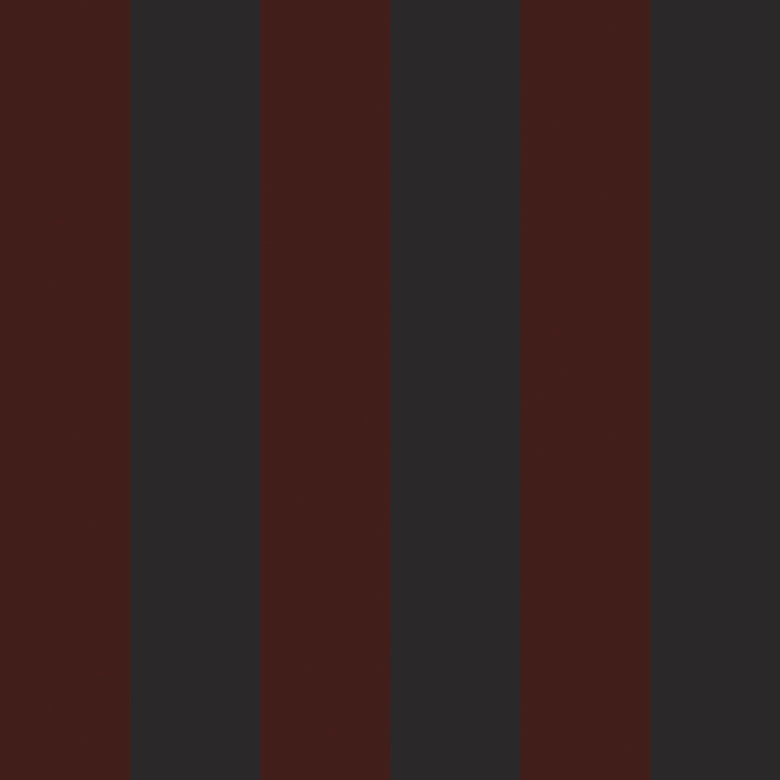 Sample of Regent Stripe Wallpaper in Garnet and Oxford Blue