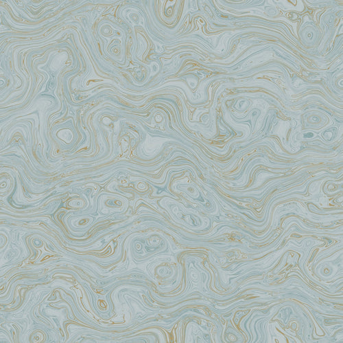 Sample of Rockpool Marble Wallpaper in Mineral Mist