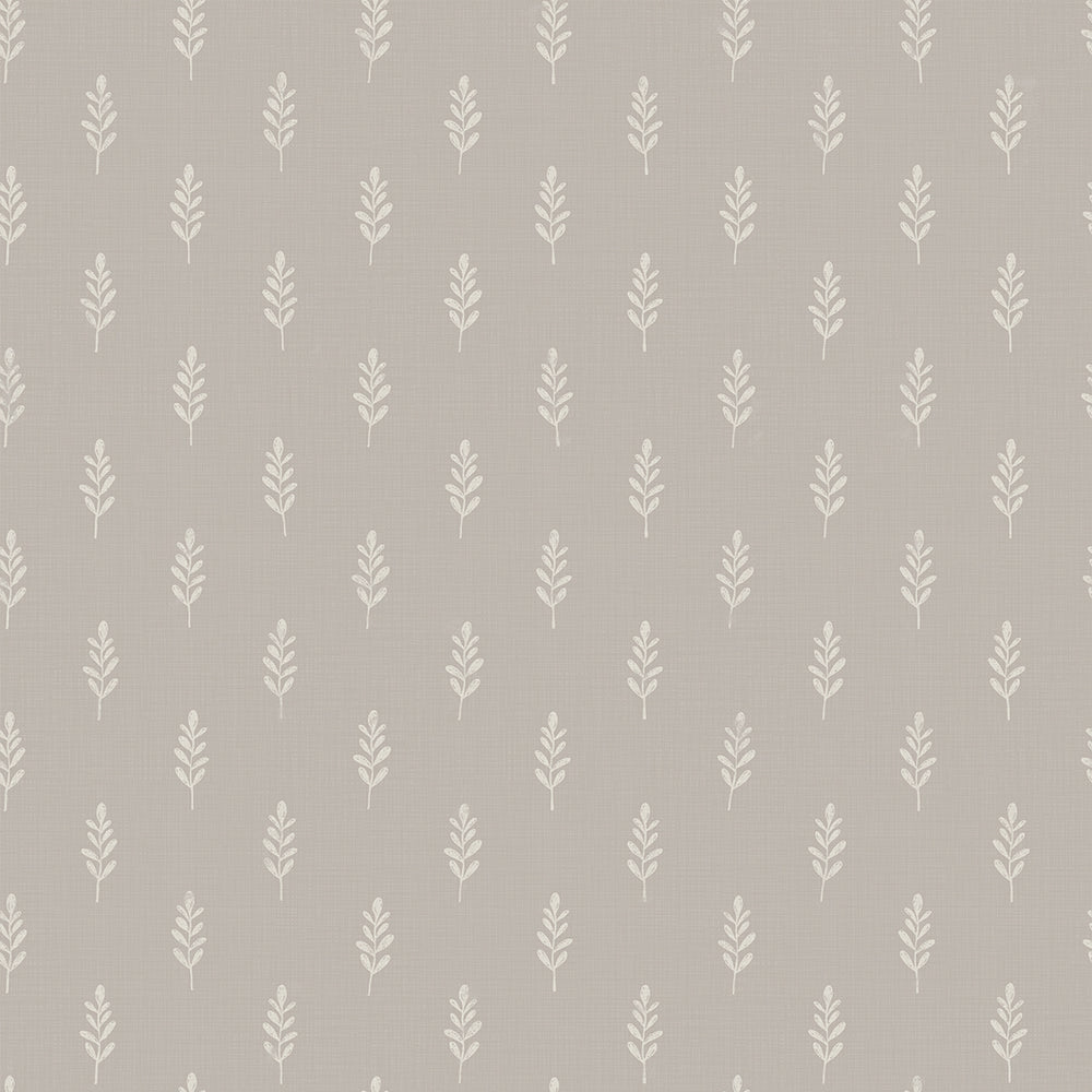 Rowan Wallpaper in Griege