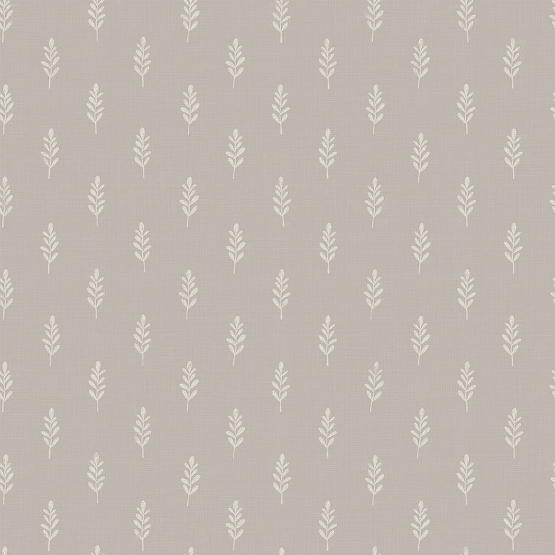 Rowan Wallpaper in Griege
