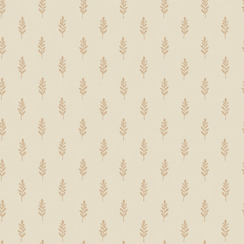 Rowan Wallpaper in Latte on Warm Cream