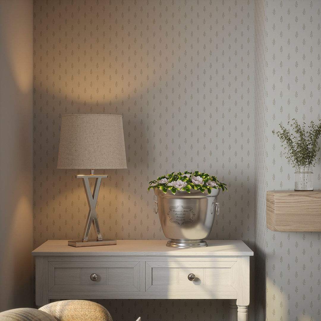 Rowan Wallpaper in Natural