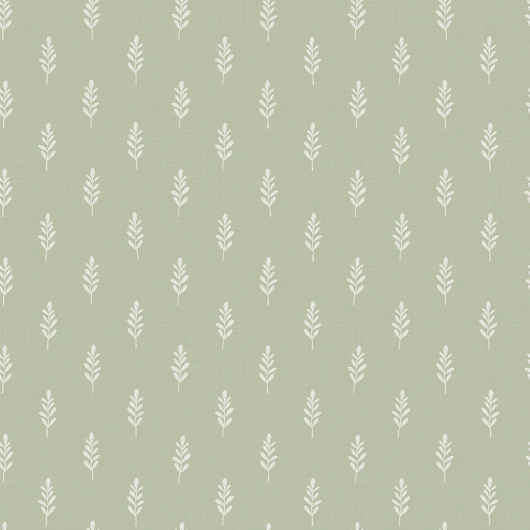 Sample of Rowan Wallpaper in Pistachio Green