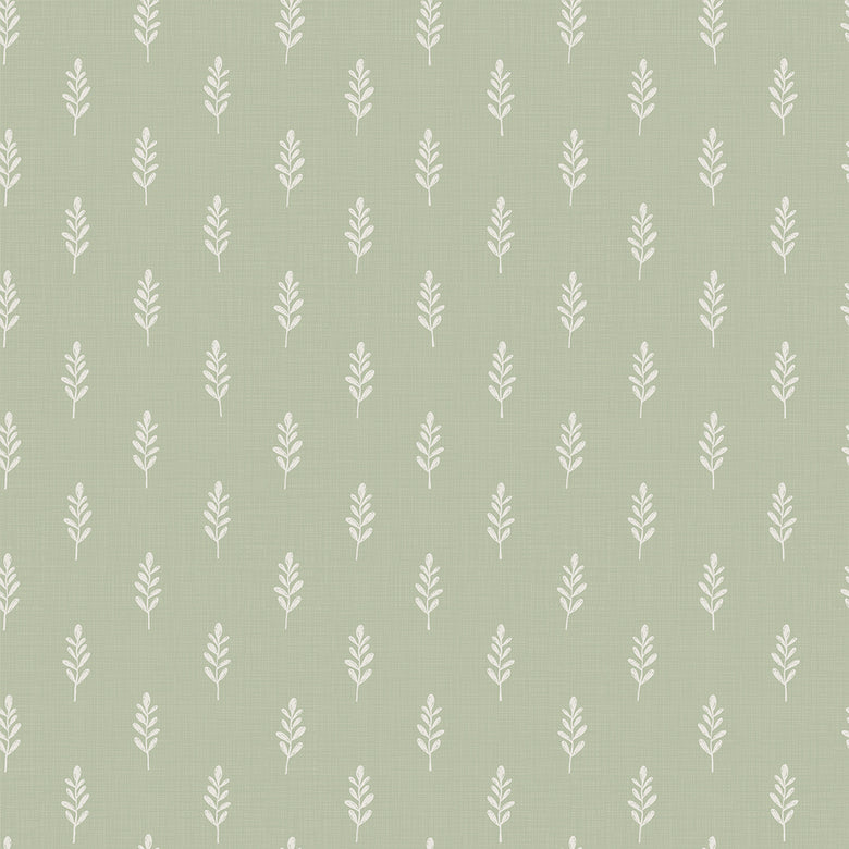 Sample of Rowan Wallpaper in Pistachio Green