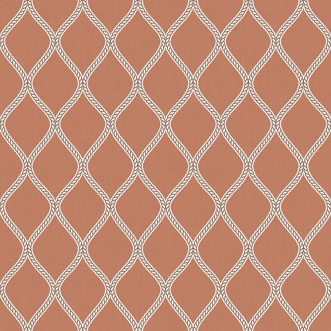 Sample of Royal Dockyard Wallpaper in Autumn Spice