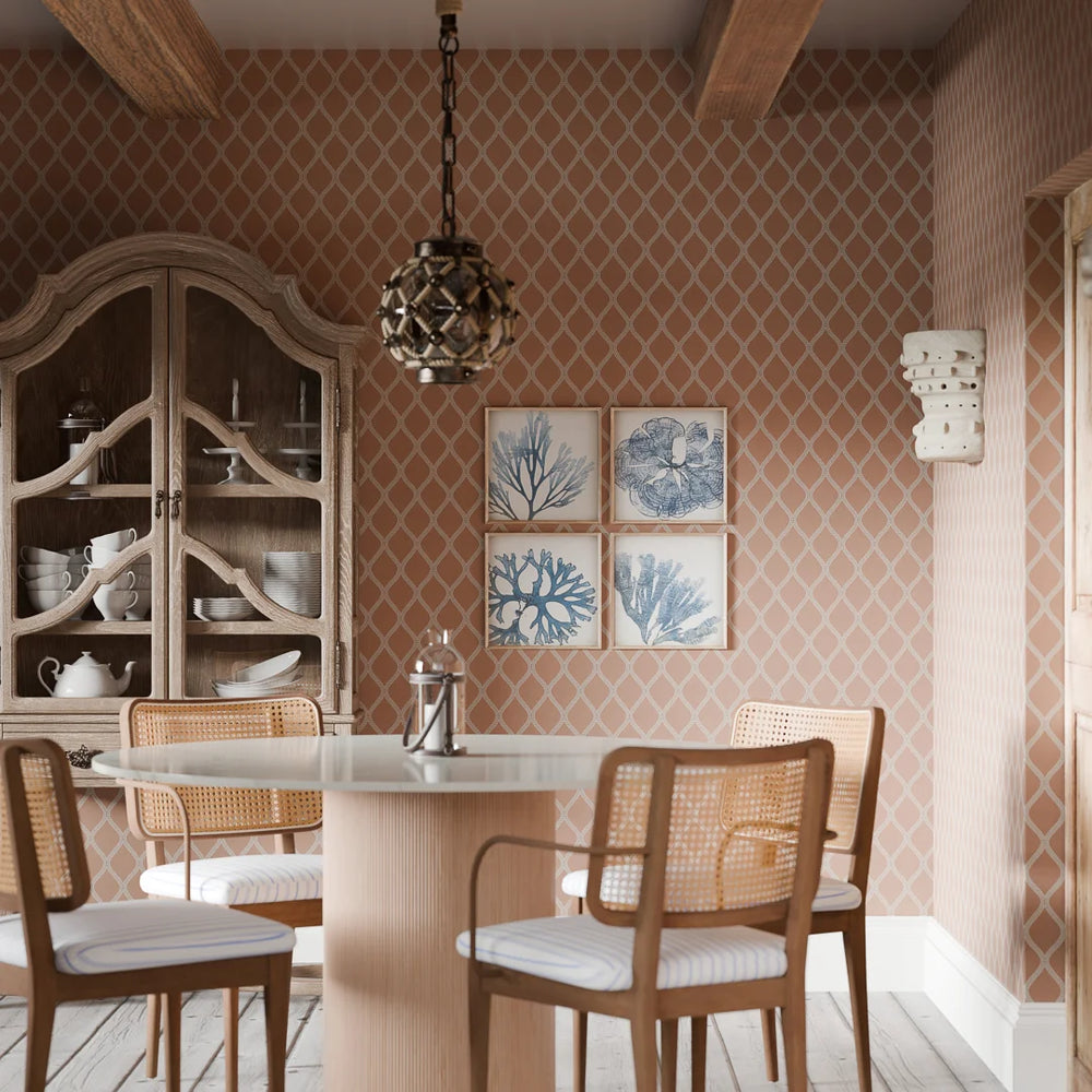 Royal Dockyard Wallpaper in Autumn Spice