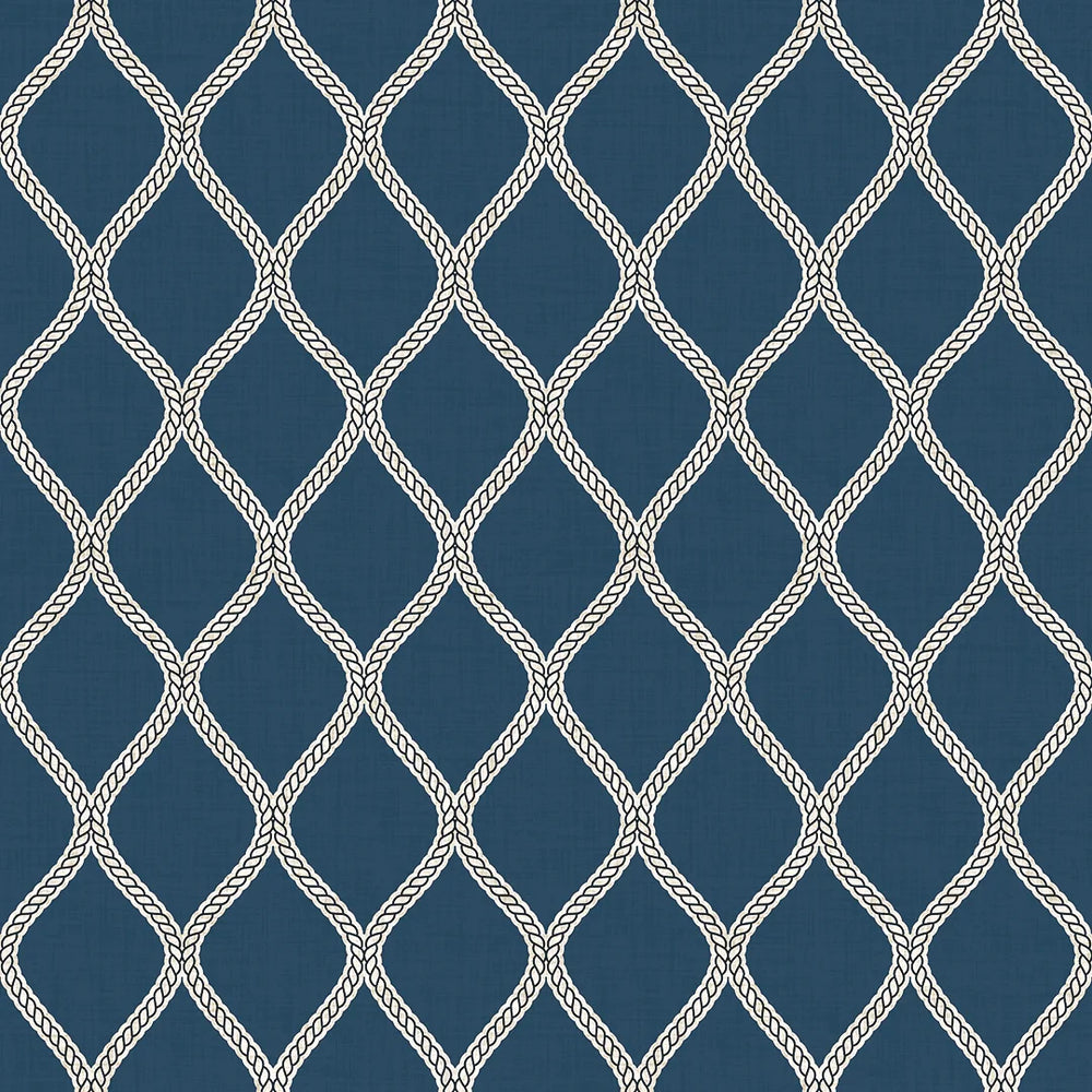 Royal Dockyard Wallpaper in Classic Navy