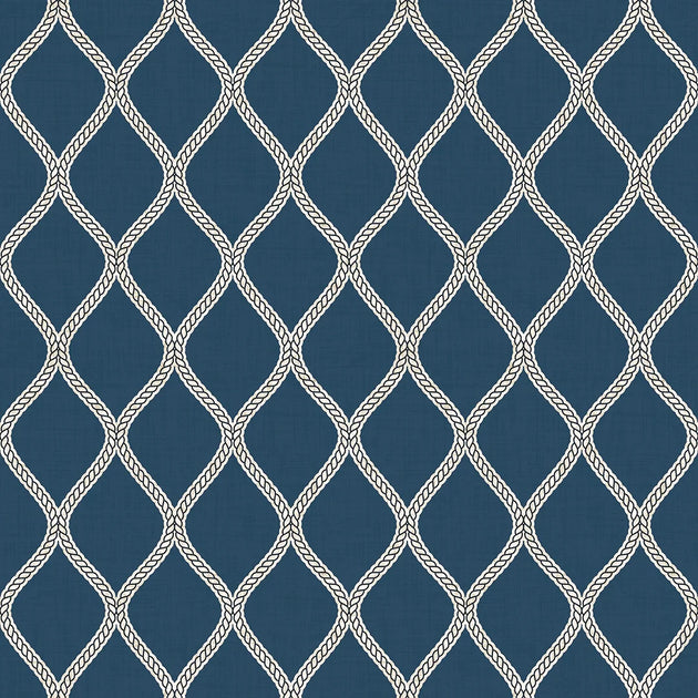 Royal Dockyard Wallpaper in Classic Navy