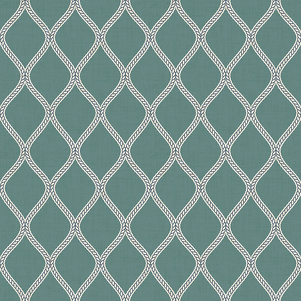 Royal Dockyard Wallpaper in Teal