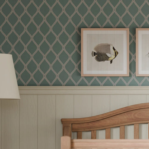Royal Dockyard Wallpaper in Teal