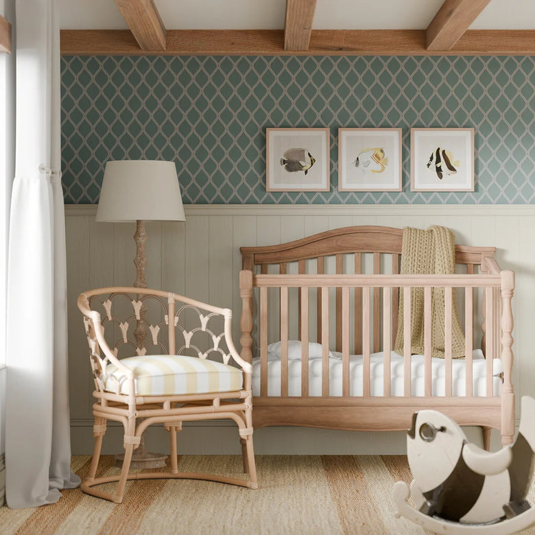 Royal Dockyard Wallpaper in Teal