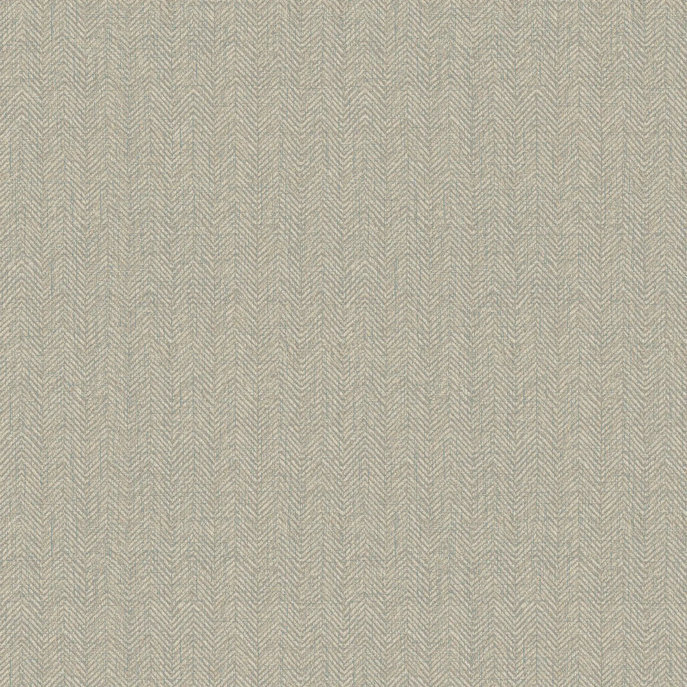 Royal Herringbone Wallpaper in Beige