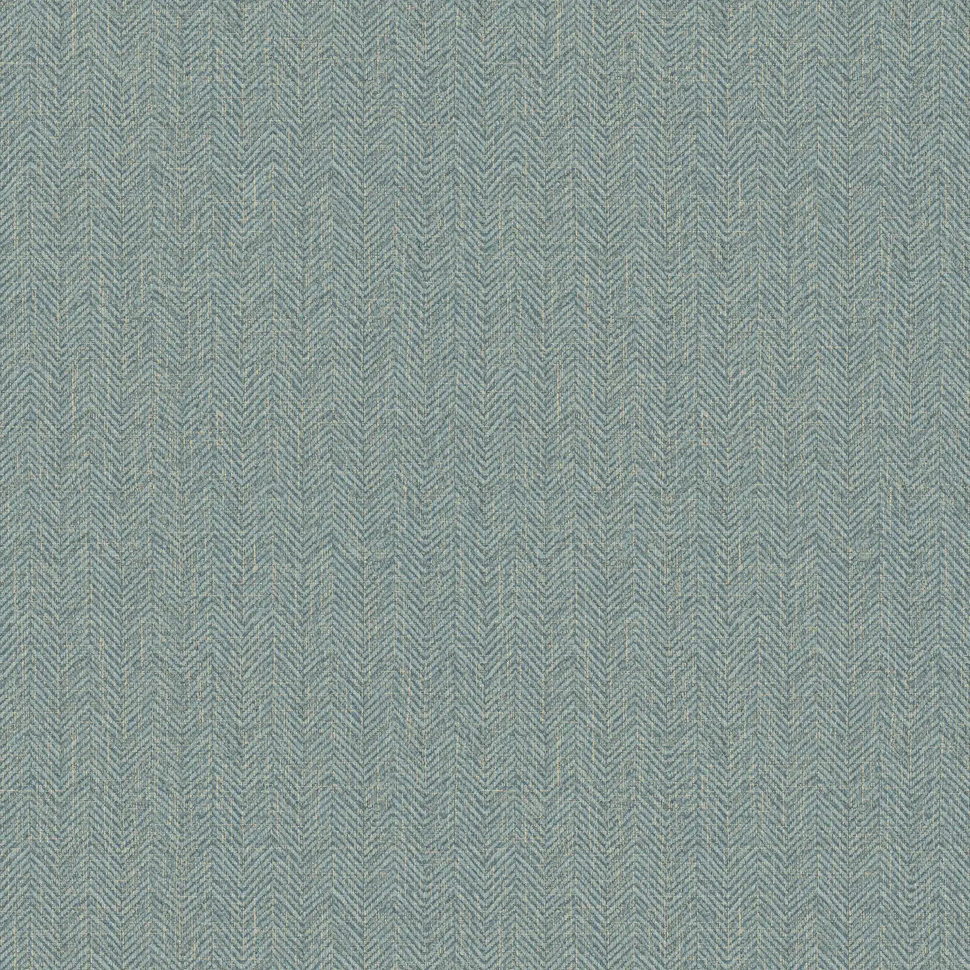 Royal Herringbone Wallpaper in Blue