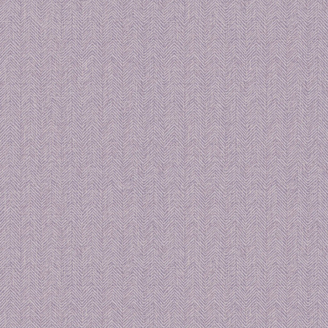 Royal Herringbone Wallpaper in Lavender