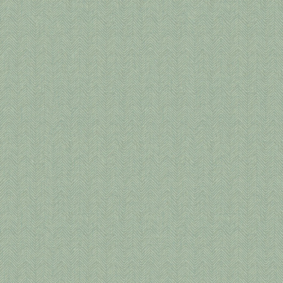 Royal Herringbone Wallpaper in Sage