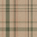 Royal Tartan Wallpaper in Camel, Whiskey and Peat