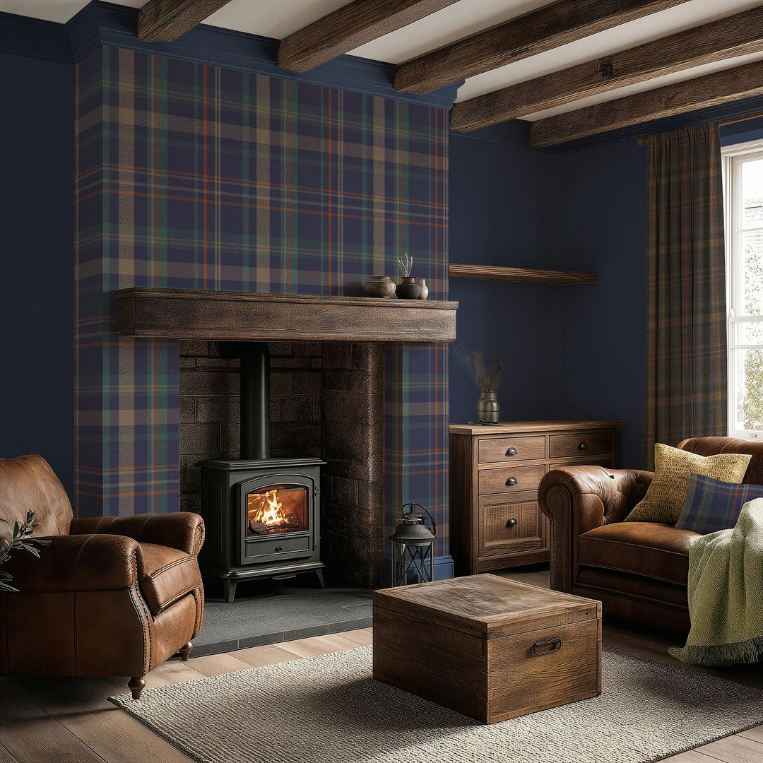 The Navy Tartan Edit