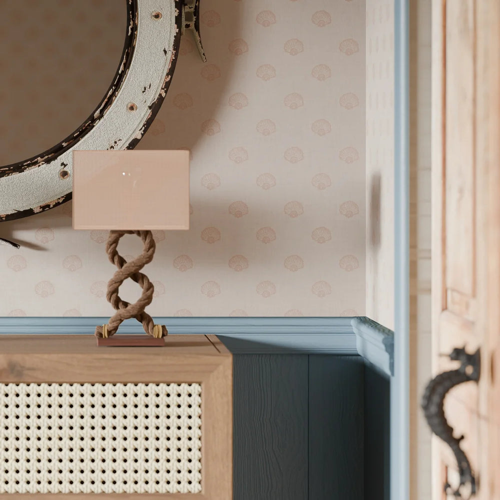 Runswick Bay Wallpaper in Lady Coral