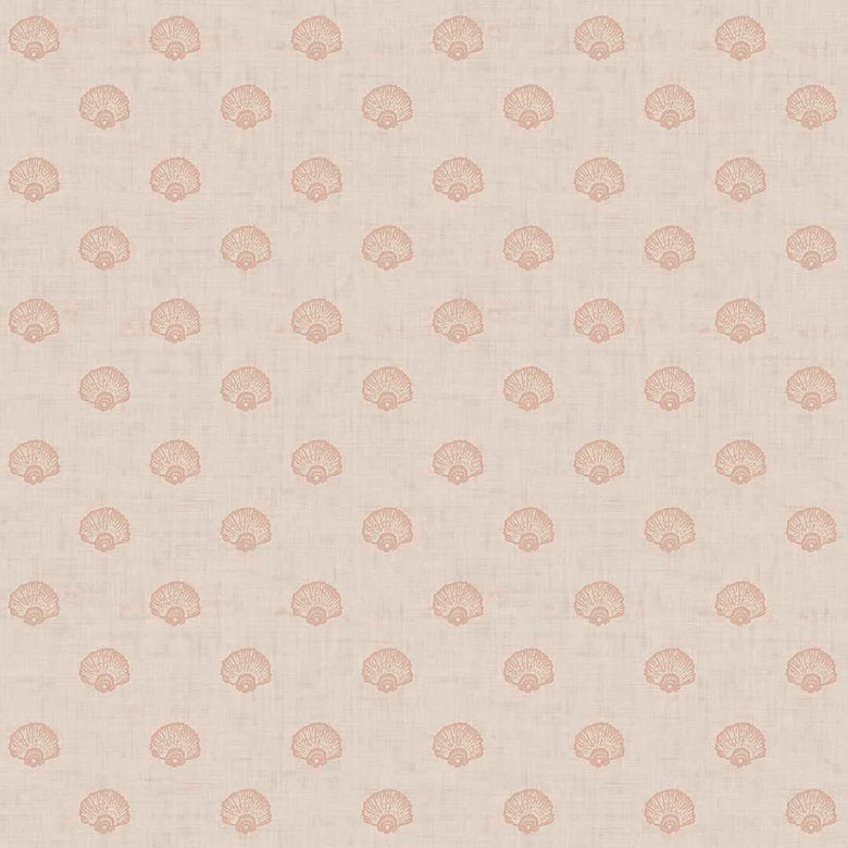 Runswick Bay Wallpaper in Lady Coral