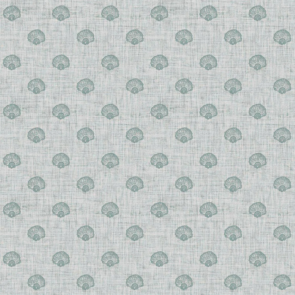 Runswick Bay Wallpaper in Teal