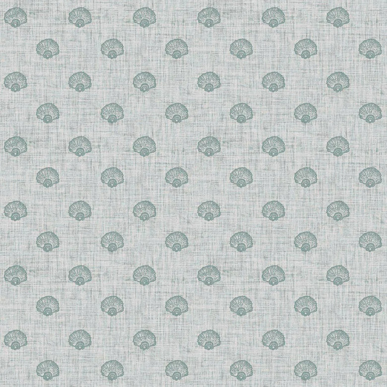Runswick Bay Wallpaper in Teal