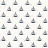Sail Away Wallpaper in Classic Navy