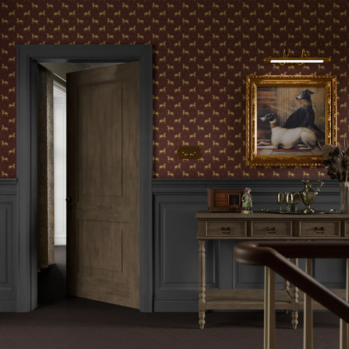 Seabiscuit Wallpaper in Garnet