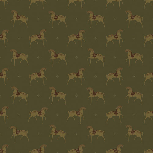 Sample of Seabiscuit Wallpaper in Gentleman Green