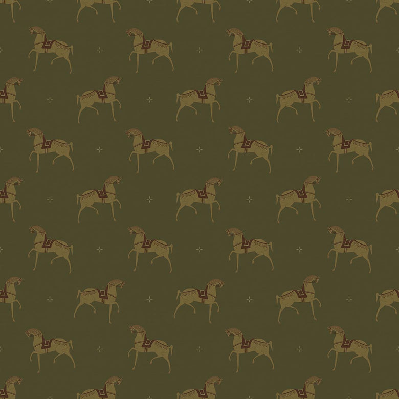 Sample of Seabiscuit Wallpaper in Gentleman Green