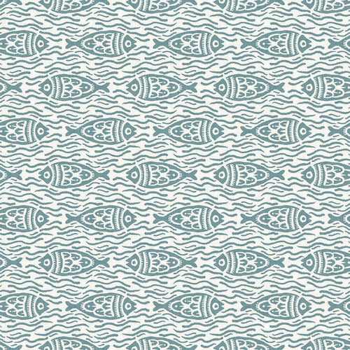 Sea of Bream Wallpaper in Teal