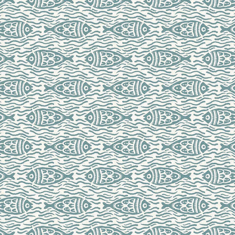 Sea of Bream Wallpaper in Teal