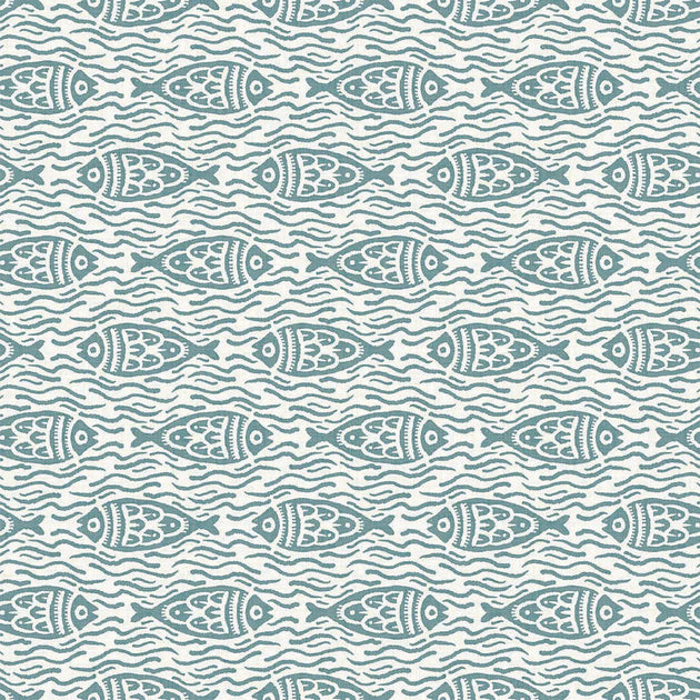 Sea of Bream Wallpaper in Teal