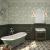 Serenity Wallpaper in Mint Sorbet and Vintage Cream