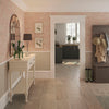Serenity Wallpaper in Pink Parfait and Vintage Cream