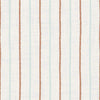 Sample of Shoreline Stripes Wallpaper in Autumn Spice and Duck Egg on Pearl White