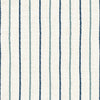 Shoreline Stripes Wallpaper in Classic Navy and Teal on Sand