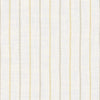 Shoreline Stripes Wallpaper in Lemon Meringue and Gold on Pearl White