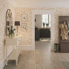 Sketched Meadow Wallpaper in Spice on Windsor Cream